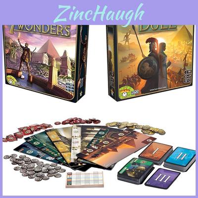 7 Wonders Duel Strategy Board Game For Adults Kids