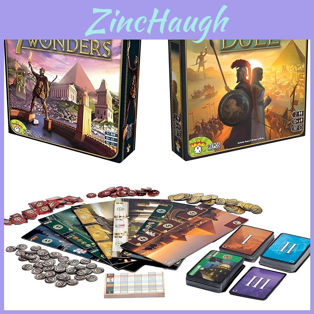 7 Wonders Duel Strategy Board Game For Adults Kids