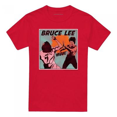 Bruce Lee Unisex Erwachsenen Comic Panel T-Shirt