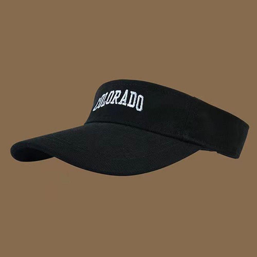 Sun Protection Sports Visor Breathable Empty Top Hat Summer Sun Hat  Tennis