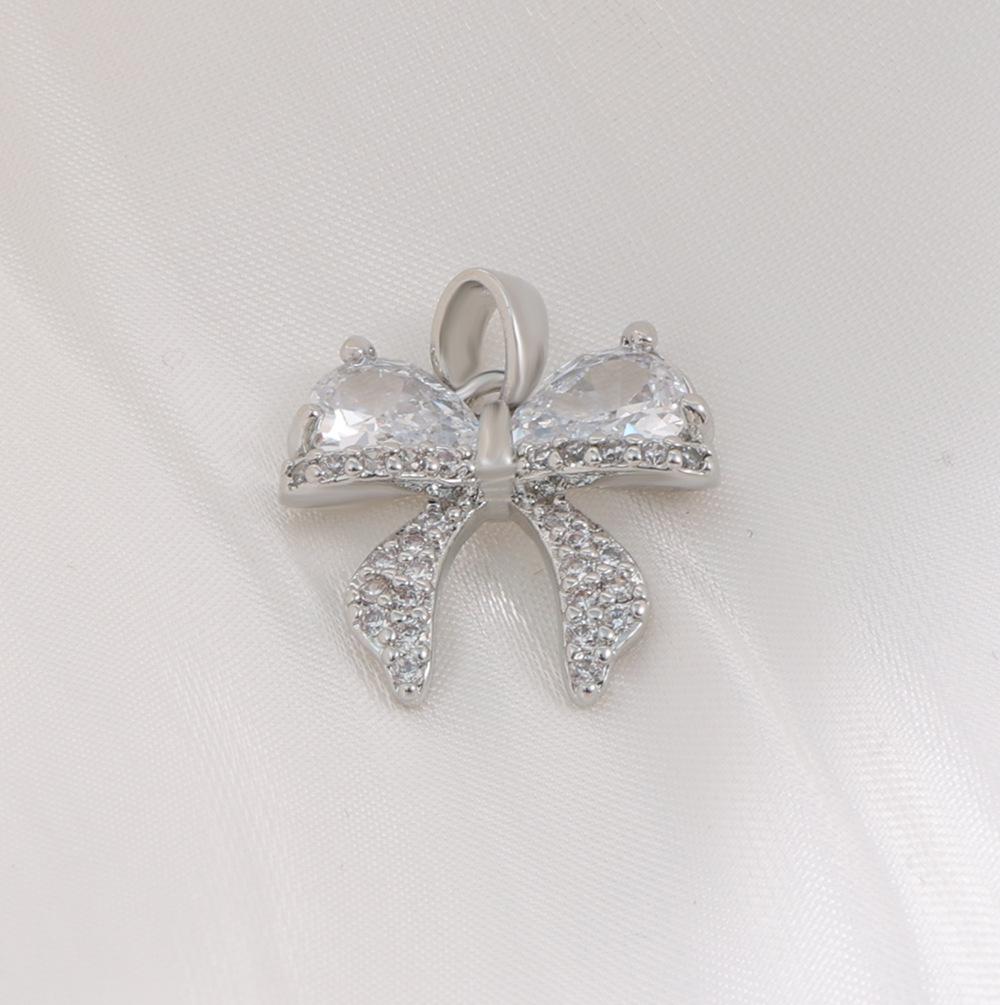 Retro Bow Pendant: Fashionable DIY Necklace & Bracelet Jewelry Accessories