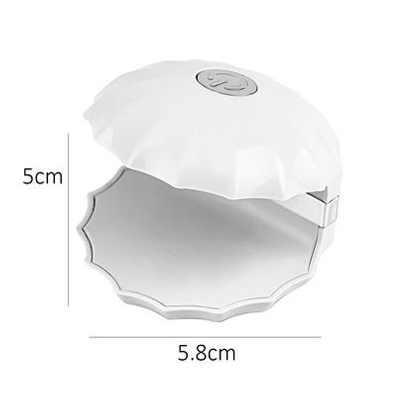 

18 Вт портативная мини-светодиодная сушилка для ногтей белая ракушка в форме USB лампа для дизайна ногтей УФ-гель для ногтей инструмент для быстрого отверждения маникюрный аппарат белый