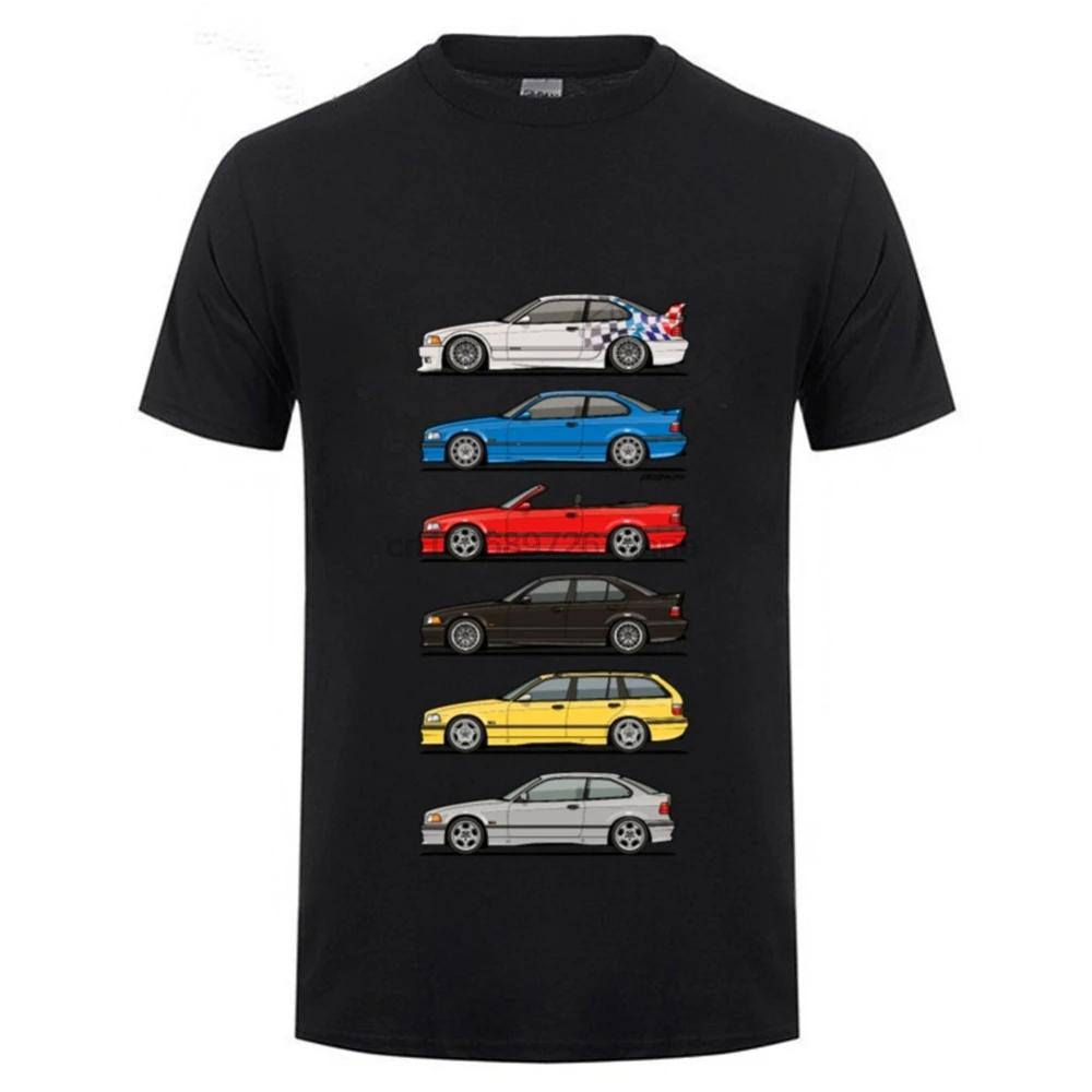 Pánské tričko s krátkým rukávem a kulatým výstřihem, Stack of E36 Variants Primer Conor McGregor Tisknuté tričko Unisex Vintage Vtipné tričko s krátkým rukávem