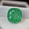 Natural Green Emerald 13.05ct Square Cushion Certified Loose Gemstone