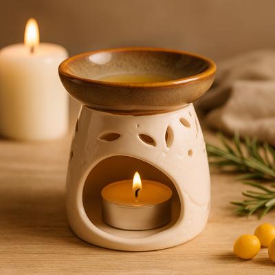Oil Burner For Wax Melts, Natural