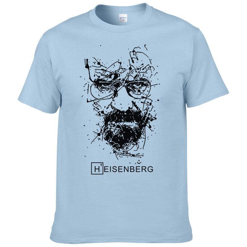 2024 New Fashion Breaking Bad T Shirts Men Heisenberg Camisetas Hombre Men Cool Tee Shirt Tops Short Sleeve Cotton T-shirts #191