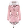 Women Winter Parka Coat Mid Length Puffer Jacket Quilted Fleece Lined Water Repellent Windproof Outdoor Daily Overcoat Plus Size S 4XL New