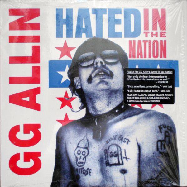 

LP Пластинка GG ALLIN - Hated In The Nation RUSLP8242 ROIR 2004 US Рок