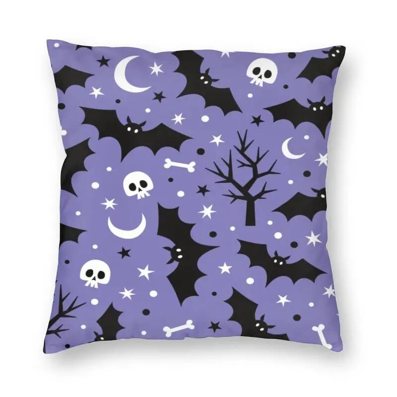 halloween witch crow square pillowcase decoration gothic mystery magic  cushion sofa car   kama casal