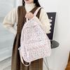 Nylon Students Backpack Fashion Shoulder Bag High Quality Floral School Bag  Girls