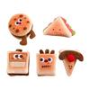 Plush Cartoon Food Refrigerator Magnet Stuffed Bread Pizza Sandwich Milk Tea Cookies Fridge Magnet Home Office Decorative Accessories