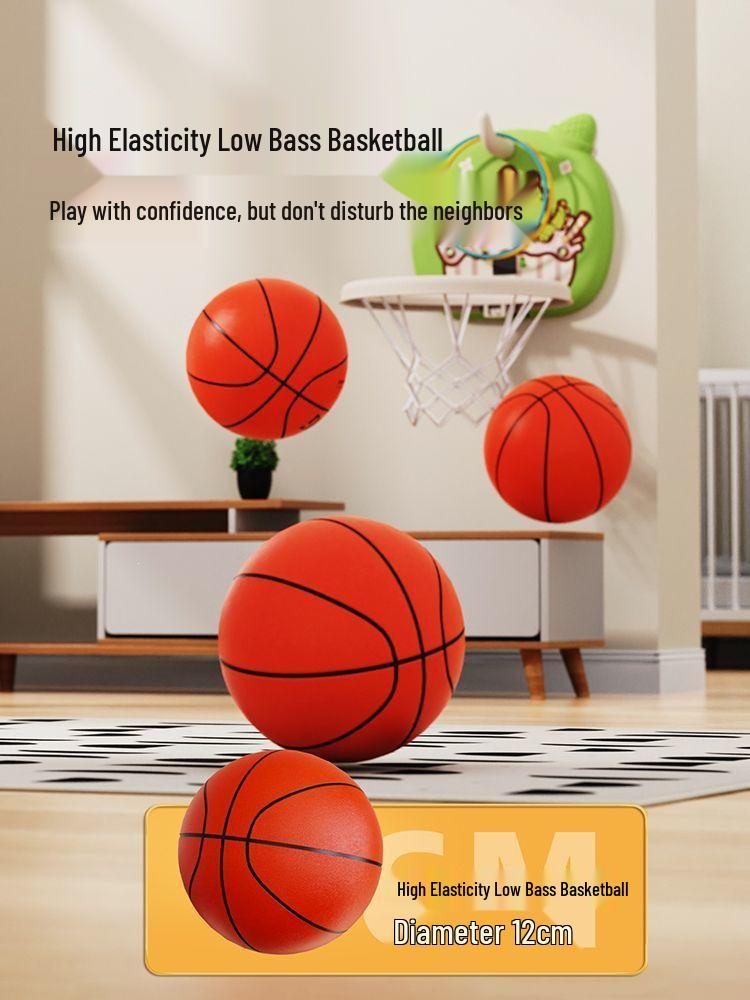 Indoor Baby Basketball Hoop for Ages 1-3, No-Punch Suction Cup Design