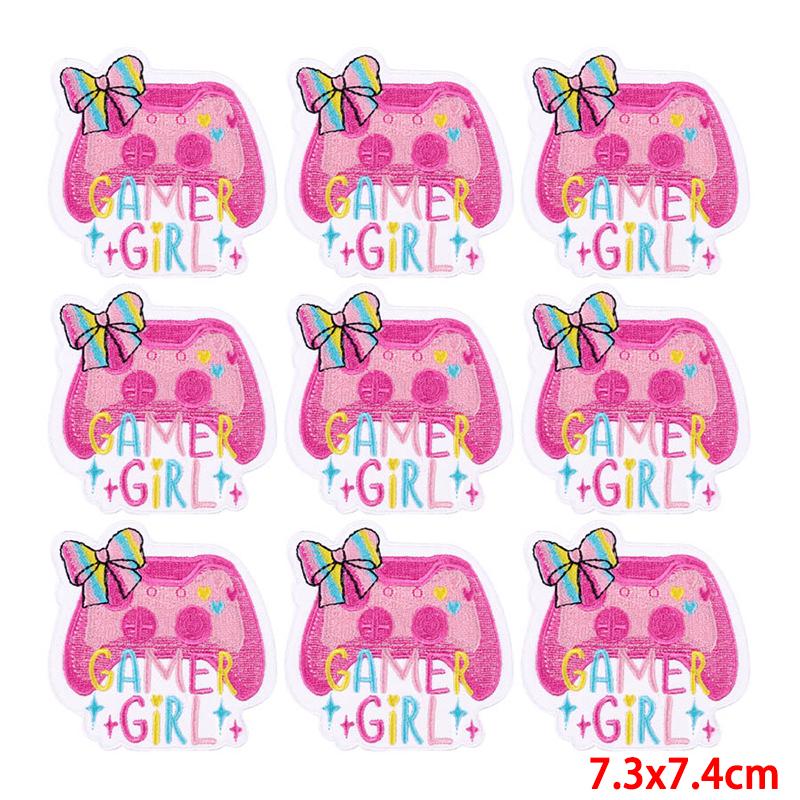 10 Pcs/lot Wholesale Embroidery Patch Iron On Patches For Clothing Patches On Clothes Jackets Decor Applique Sew Supplies