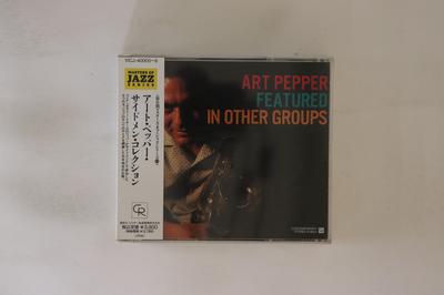 CD ART PEPPER - Art Pepper Featured In Other Groups VICJ400056 CONTEMPORARY 1991 Japan Obi Jazz Used