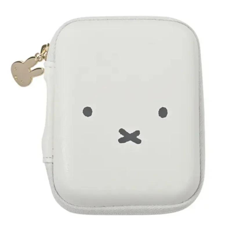 

Каваи Миффи Сумки для хранения Мультяшная Милая Сумка для губной помады и макияжа Жесткий чехол Портативные аксессуары Наушники ID Сумка Рождественский подарок Игрушка 10x8x4CM