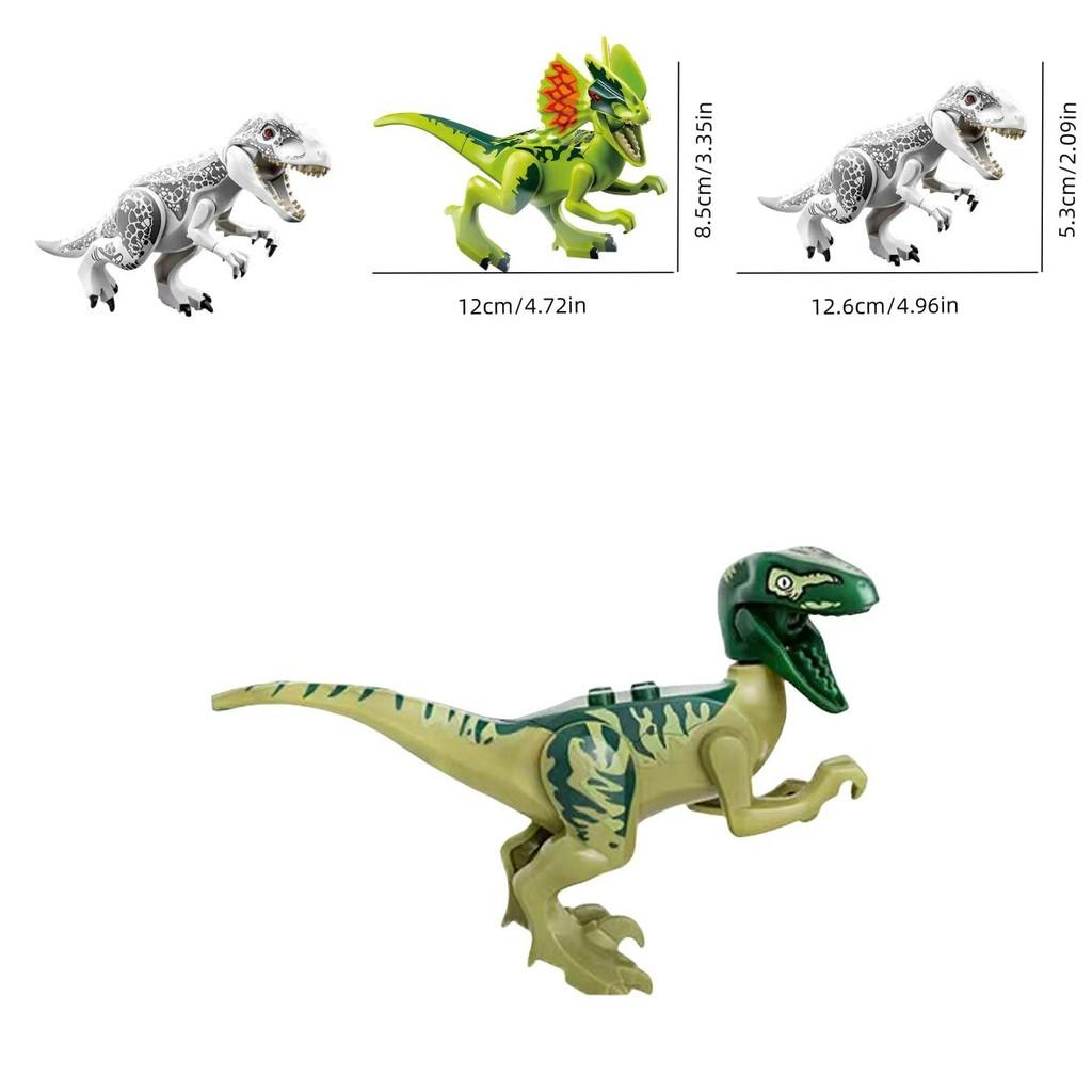 77001 DIY Dinosaurier-Montage Tyrannosaurus Rex Kleine Bausteine Spielzeugset für Jungen