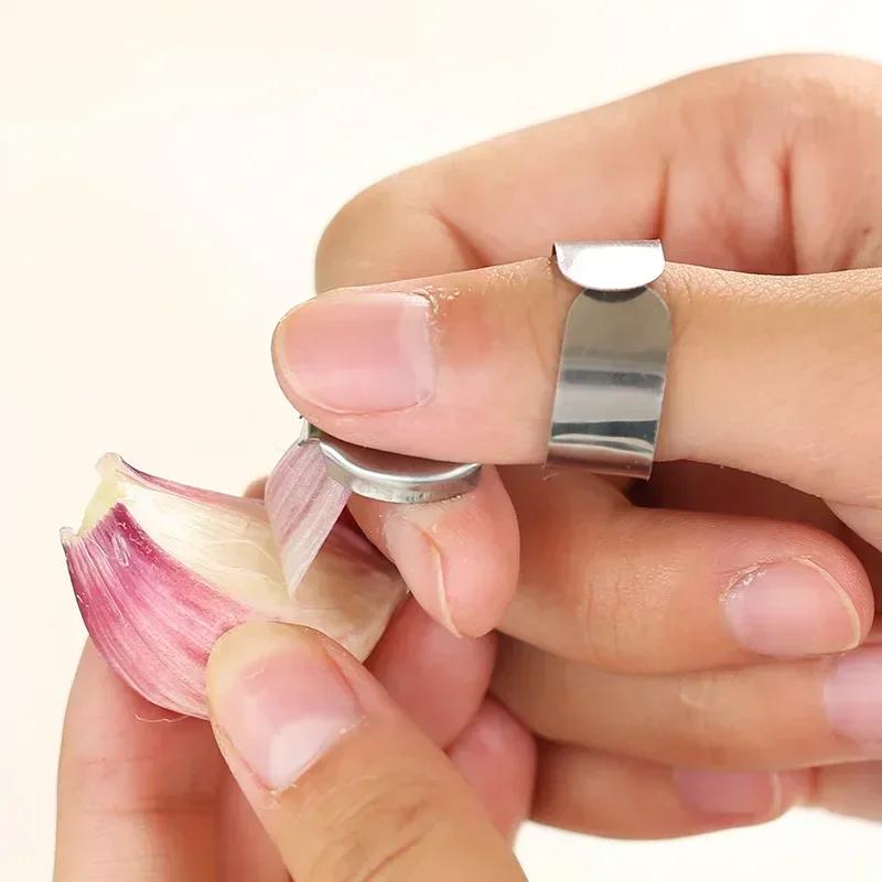 3Pcs Household Kitchen Ginger Peeler Ginger and Garlic Peeler Accessories Tools Convenient and Easy To Carry