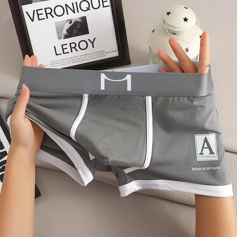 1/3 PCS Men's Panties  Underwear Boxers Briefs Mens Fashion  Boxershorts Trends Youth Personality Underpants
