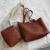 New Solid Plutonium Sweet Shoulder Bag for Women High-end Retro Versatile Bag Hot Sale Large Capacity Casual Travel Bag