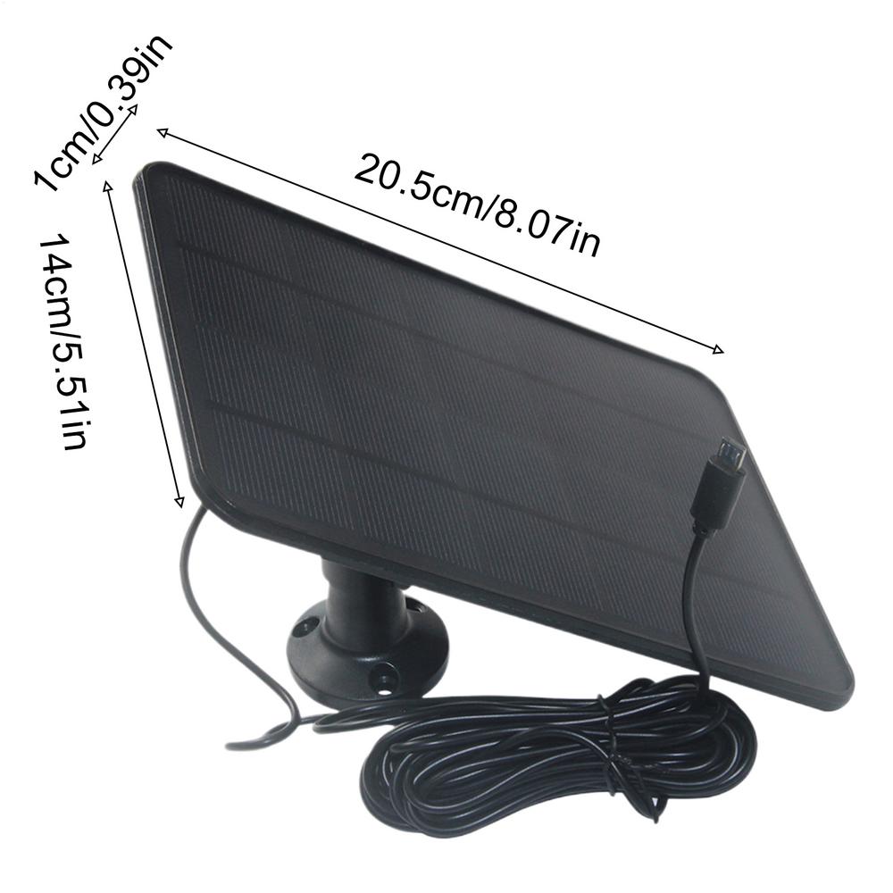 

Солнечная панель для камеры Ring 20 Вт, низкое энергопотребление, погодозащищенный, солнечная батарея, солнечная зарядка Ring для помещений, дома, офиса чёрный