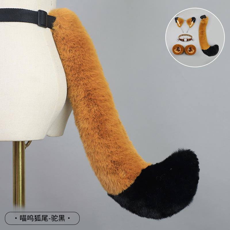 Handmade Japanese Beast Ear Headband Cute Plush Cat Ears Lolita Headdress Fox Ear Accessories Cat Ear Headband