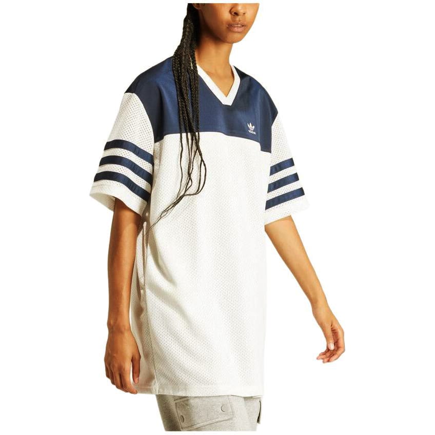 Adidas Originals Short Sleeved Dress Women's White/Dark Indigo IS2348