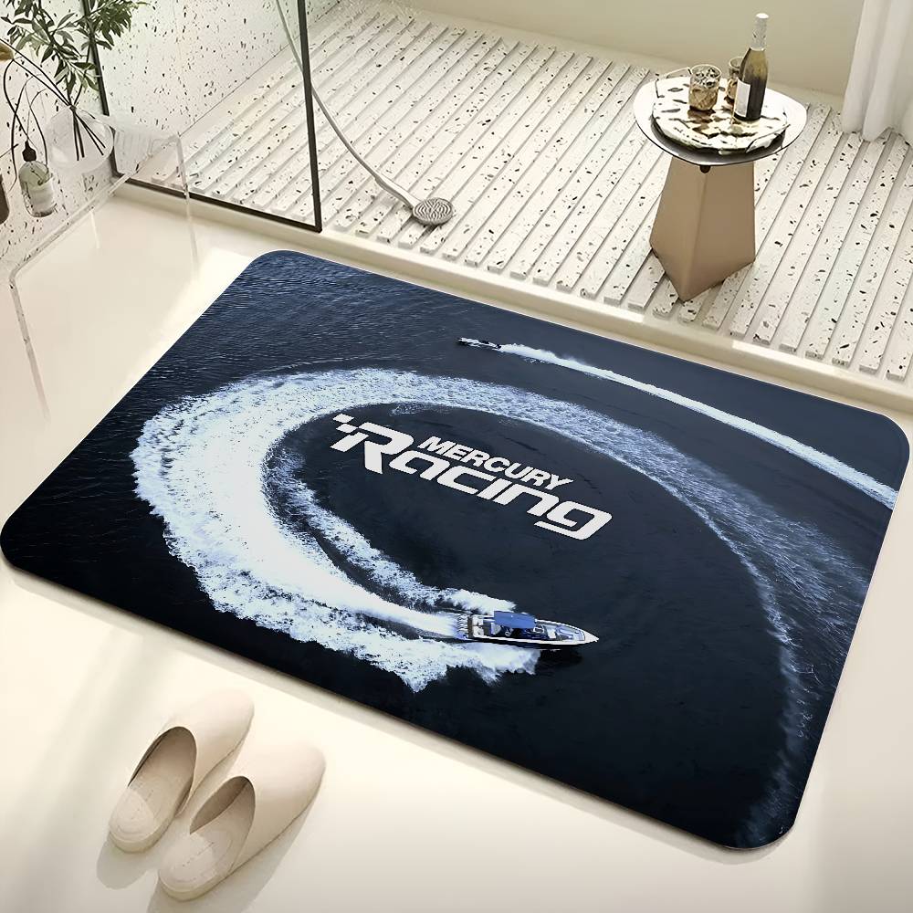 Tappetino M-Mercury Racing Retro Scelta Multipla Tappeto Soggiorno Cucina Antiscivolo Decorazione Moderna per la Casa