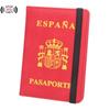 Anti-RFID Spanish Leather Passport Holder - Compact Travel Wallet