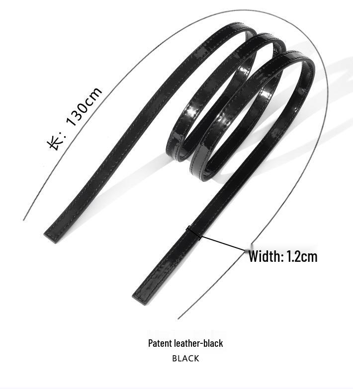 Paski ze skóry bydlęcej: D-63 Oryginalne Akcesoria Bagażowe DIY - Opcje Płaskie, Krzyżowe, Tkane Liczi