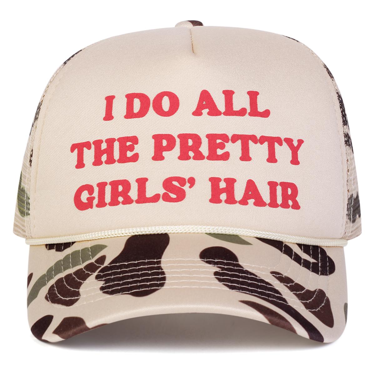 

Women I Do All The Pretty Girls Hair Baseball Net Caps Spring Summer Outdoor Use Adjustable Casual Hats Sunscreen Hat Sportss Cap For Men And