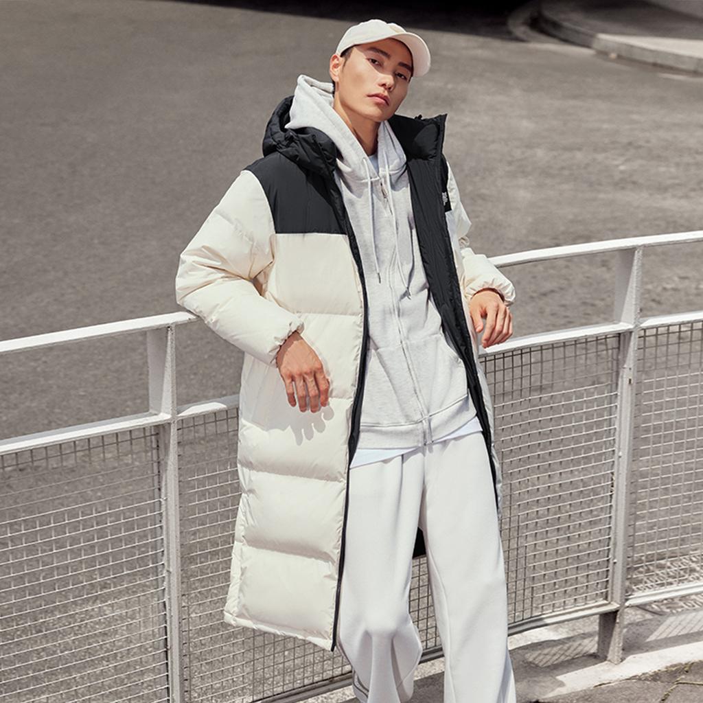 Li Ning Hot Pots Down Collection Down Jacket Unisex Ecru AYMU507-1