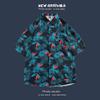 Hot-selling Couple Flower Shirt South East Asia Style Hawaiian Beach Wear Loose Casual Jacket Spot