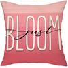 Simple Red Print Pattern Home Decor Pillowcase Bedroom Living Room Sofa Decoration Polyester Cushion Cover with Zipper