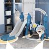 4-in-1 Indoor/Outdoor Kids Playset: Slide, Swing & More