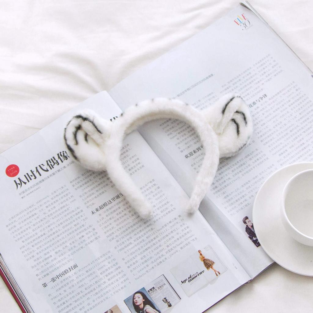 Animal Gloves Bear Paw Men'S And Women'S Autumn And Winter Plush Toys Thickened Violent Claws Tiger Claws Creative Leopard Print Girls Sexy Headband