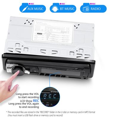 JSD-520 Long Type Car MP3 Player Bluetooth-compatible U Disk Reading