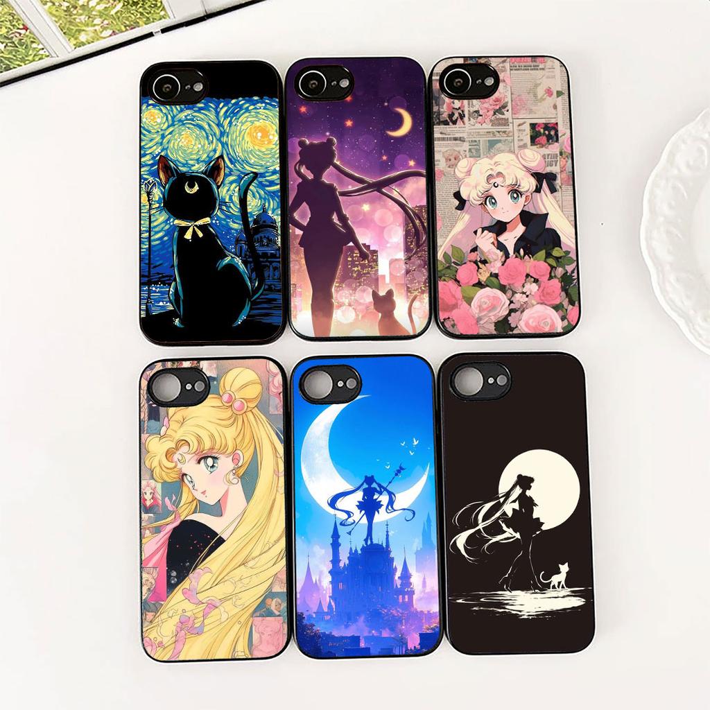 Girl S-Sailors-Cartoon Moon Silicone Cover for Xiaomi Redmi Note 14 13 Pro Plus ProPlus 14C A3 Pro+ 14Pro 5G Coque Phone Case