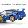 1:32 Maßstab Subaru Impreza STI Legierung Auto Spielzeugmodell Türen geöffnet Stoßdämpfung Fahrzeugmodelle Ton Licht Geschenke für Kinder