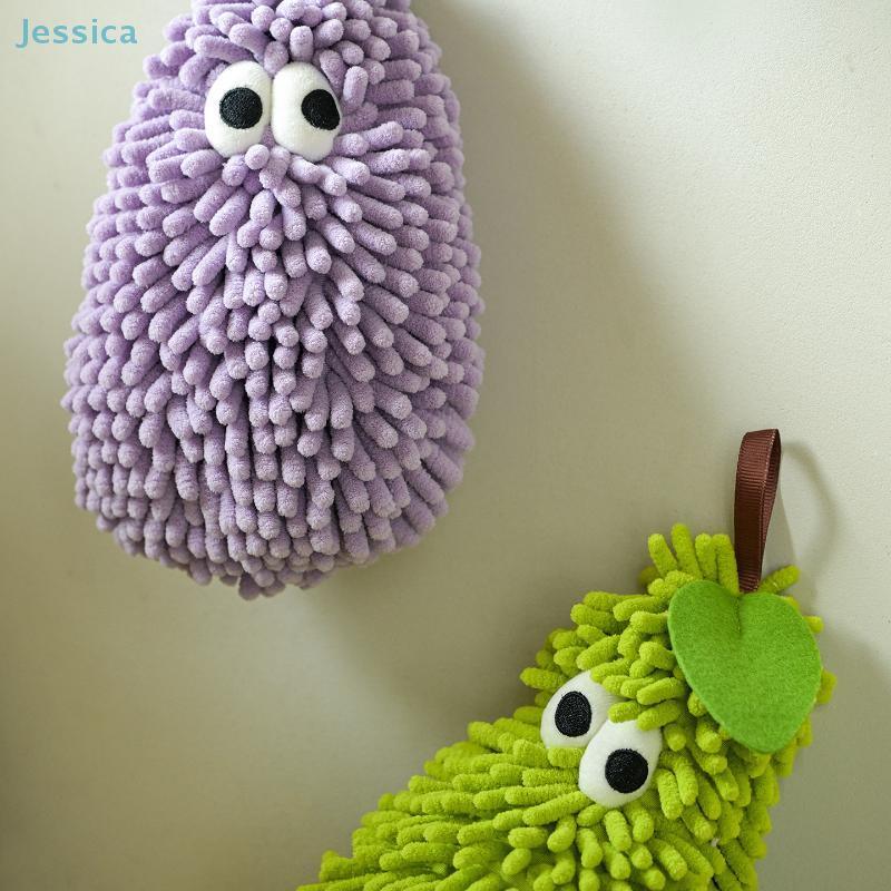 Cute Fruit Hand Towel Thickened Chenille Absorbent Towel For For Kitchen And Bathroom,Soft And Skin Friendly