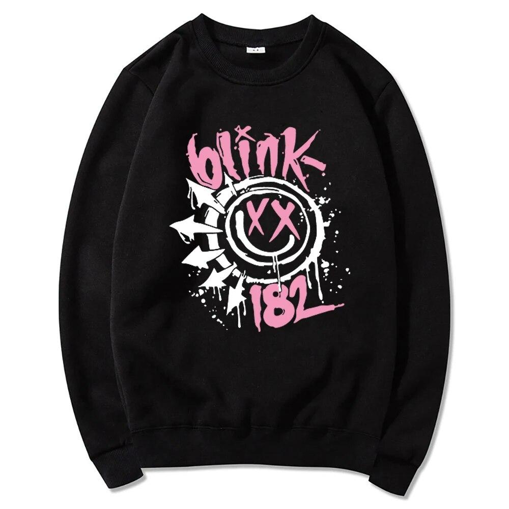 Blink 182 Hoodie Damen/Herren Ästhetische Harajuku Grafik Hoodies Unisex Herbst Winter Casual Vintage Pullover Sweatshirts Kleidung Unisex