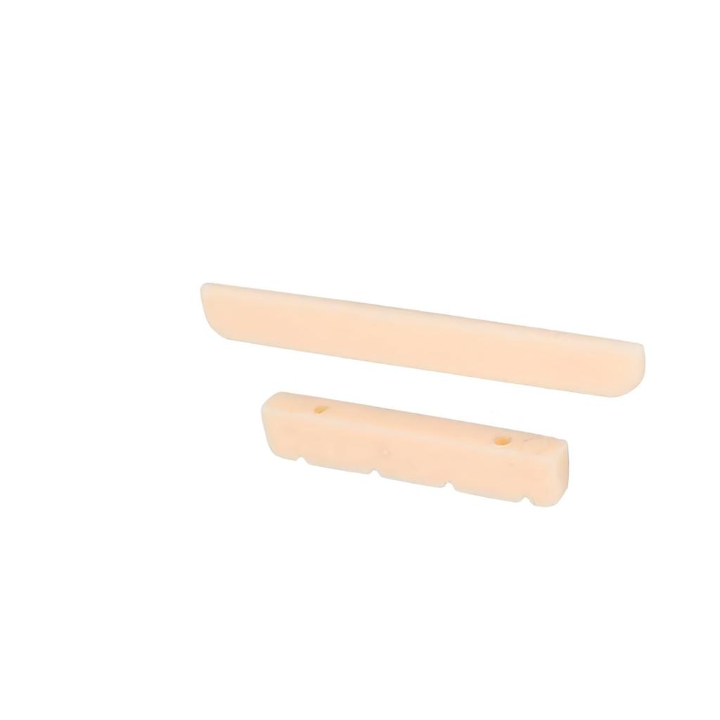 Ukulele Bridge Saddle Replacement Set Rosewood Bridge Nylon Strings Sound Upgrade Easy Installation for DIY Repair 4