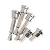Ensemble de 2 embouts de tournevis Ph2 25 mm + 3 embouts 50 mm pour plaques de plâtre, panneaux de bois, limiteur de profondeur, embouts cruciformes, têtes cruciformes non magnétiques