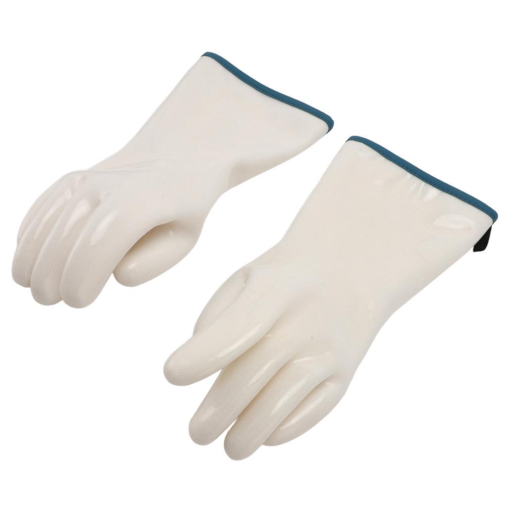 Szilikon Sütőkesztyű 350 Celsius Hőálló Anti Tapadásmentes Hosszú BBQ Konyhai Kesztyű Sütéshez Főzéshez