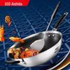 30cm 304 Stainless Steel Non-stick Wok