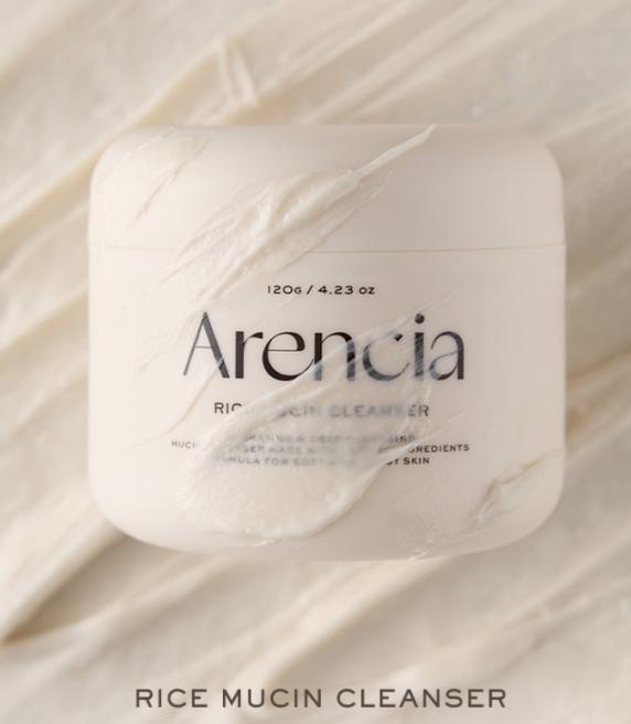 ARENCIA Rice Mucin Cleanser 120ml / Brightening & Moisturizing Facial Cleanser