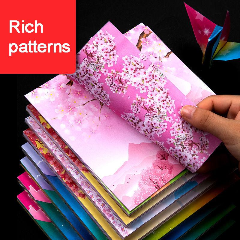 60Sheets Constellations Origami Kit Kids Sided Color Folding Paper Cranes Decorate Origami For DIY Kids Arts and Crafts Projects
