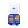 Doms 25 Shades Oil Pastels Set in Hard Plastic Case with Holder, Sharpener & Scratching Tool for Kids Art Drawing