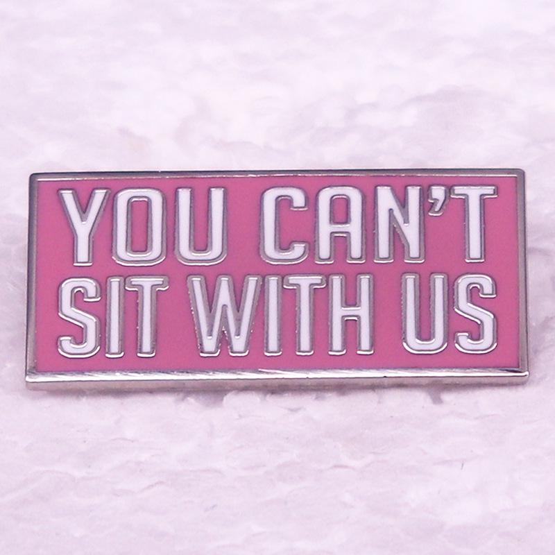 

European Comedy Movie Pink Brooch - Girlfriend Gift