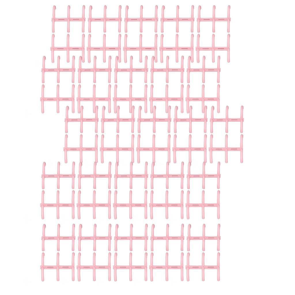 50 STÜCKE Kammbindung Rücken 16mmx3 Ringe PP Multifunktionaler Buchbinderücken für Berichte Transparent