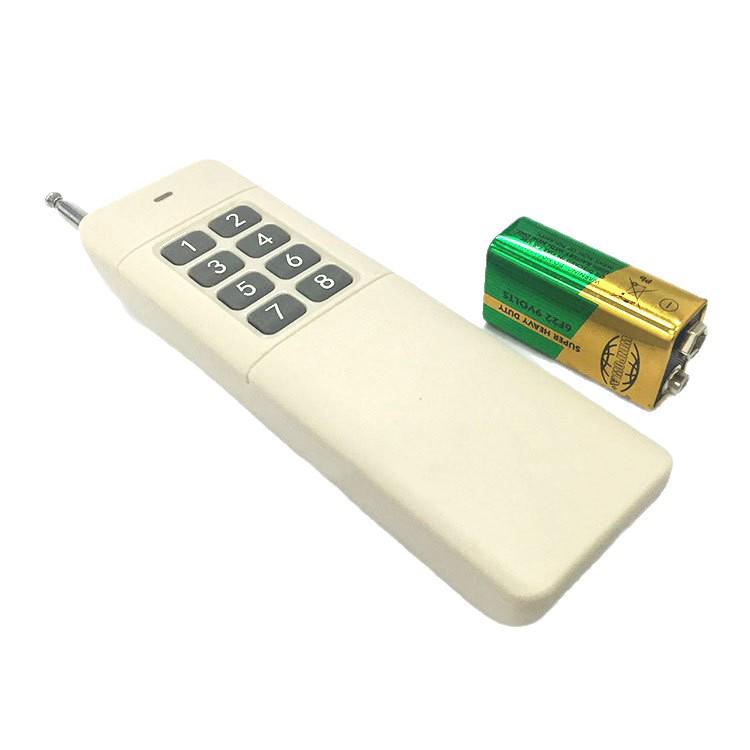 Ultra-Long Distance Waterproof Wireless Remote Control for Industrial Water Pump and Engineering Slag Truck 8-Key Remote 433MHz